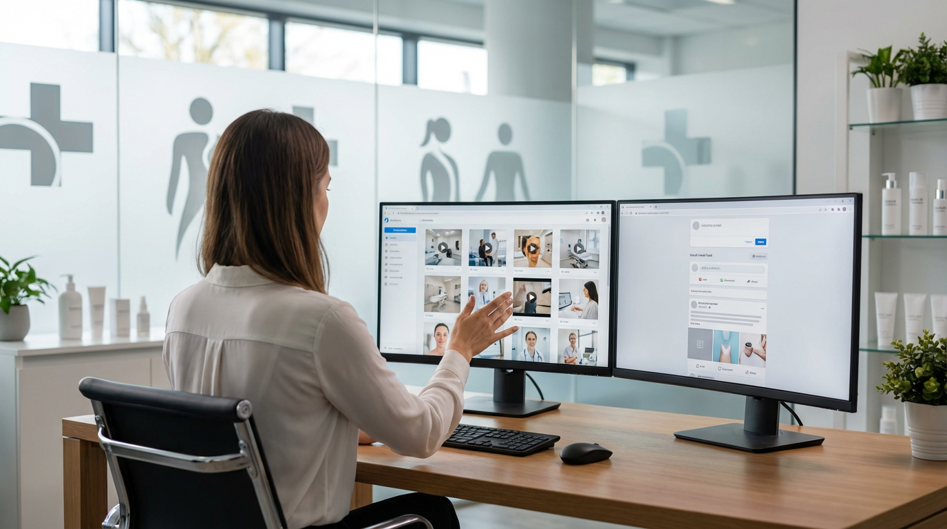 Avant/Après Chirurgie Esthétique sur Réseaux Sociaux en 2026 - illustration