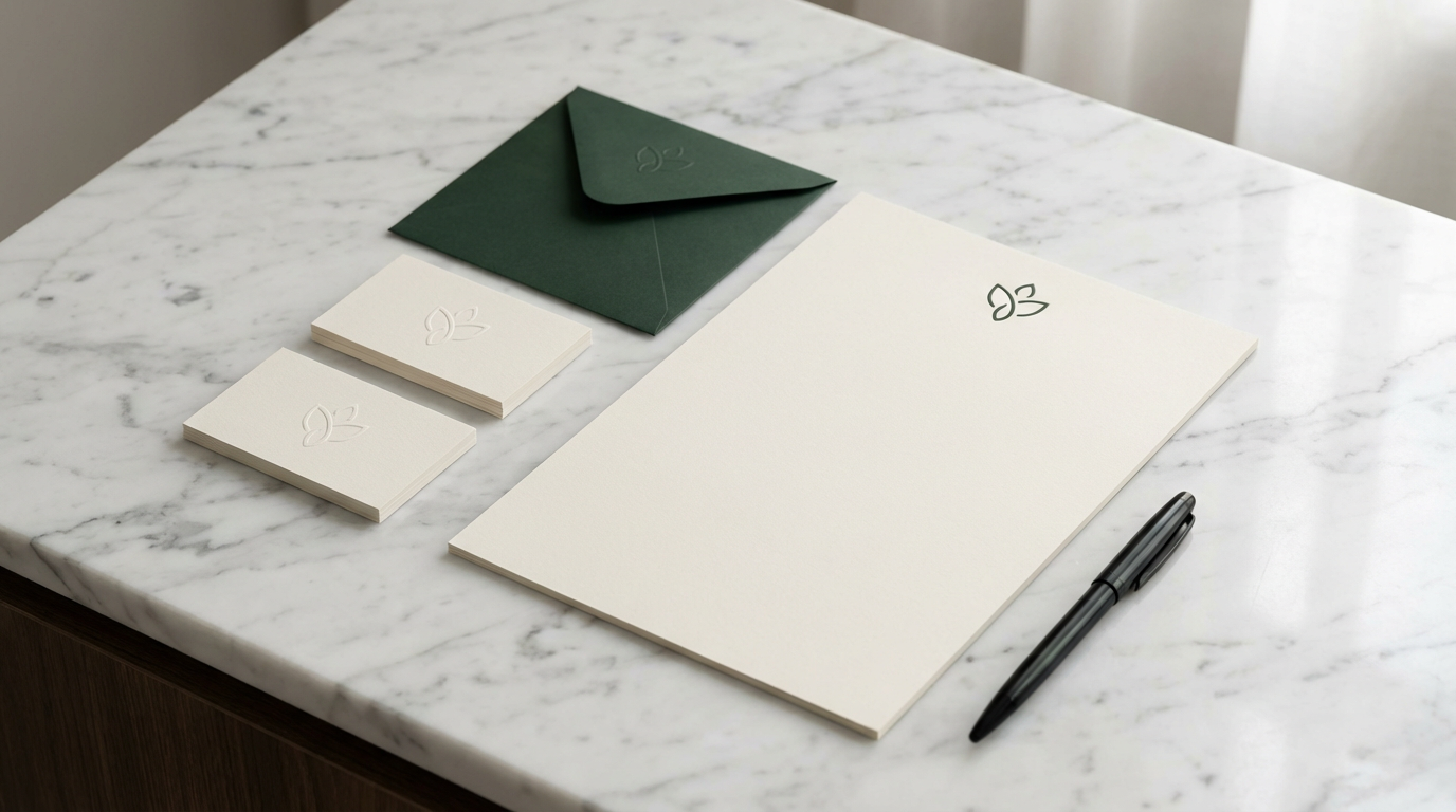 Clinique Esthétique : Branding & Identité Visuelle 2026 - illustration