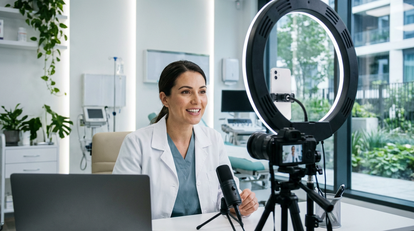 TikTok Médecins : Contenu Viral Santé 2026 - illustration